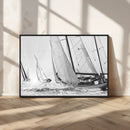 Yacht Sailboat Regatta Canvas Wall Art Canvas Print
