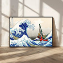 Katsushika Hokusai Kanagawa Giant Wave Wall Art Canvas Print