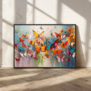 Abstract Butterfly Wall Art Canvas Print