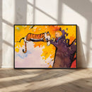 Calvin and Hobbes Tree Scene Canvas Print | 3 Panel Large by MyGreatCanvas | Canvas Wall Art Prints | Photo Prints & Wall Decor