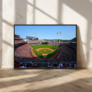 Cincinnati Reds Baseball Canvas Print - American Ball
