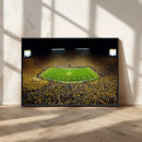 Stadium in Michigan Wall Art Canvas Print, Framed American
