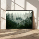 Misty Forest Wall Art – Tranquil Green Woodland Canvas by MyGreatCanvas | Canvas Wall Art Prints | Photo Prints & Wall Decor