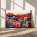 YAYOI KUSAMA Abstract Print - Landscape Canvas Wall Art