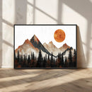 Modern Abstract Mountain Canvas Wall Art Print, Abstract by MyGreatCanvas | Canvas Wall Art Prints | Photo Prints & Wall Decor