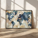 World Map Canvas Print – Framed Wall Art for Couples, by MyGreatCanvas | Canvas Wall Art Prints | Photo Prints & Wall Decor