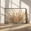 Pampas Grass Canvas Wall Art - Elegant Neutral Decor for