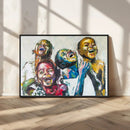 Shai Yossef Style Canvas Art - Joyful African Black Kids by MyGreatCanvas | Canvas Wall Art Prints | Photo Prints & Wall Decor