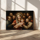 Religious Canvas Wall Art Print - Madonna and Child with by MyGreatCanvas | Canvas Wall Art Prints | Photo Prints & Wall Decor