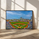 Wrigley Field Chicago Cubs Panoramic Canvas Print –