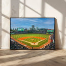 Wrigley Field Chicago Cubs Panoramic Canvas Print –