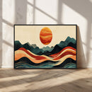 Mountain Triptych Wall Art Canvas Print – Western Nature