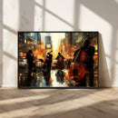 Jazz Wall Art Canvas Print – Colorful Musical Instrument