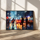 African American Jazz Canvas Wall Art Print – Abstract Music
