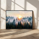 Abstract Forest Wall Art - Serene Nature Canvas Print with by MyGreatCanvas | Canvas Wall Art Prints | Photo Prints & Wall Decor