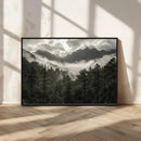 Moody Forest Wall Art – Framed Mountain Fog Canvas Artwork, by MyGreatCanvas | Canvas Wall Art Prints | Photo Prints & Wall Decor