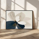 Minimal Flower Wall Art Canvas Print – Framed Beige Bloom by MyGreatCanvas | Canvas Wall Art Prints | Photo Prints & Wall Decor