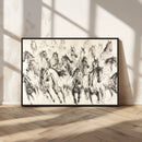 Abstract Horse Wall Art Canvas Print – Framed Horse Sketch by MyGreatCanvas | Canvas Wall Art Prints | Photo Prints & Wall Decor
