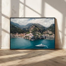Amalfi Coast Wall Art – Framed Italian Seaside Canvas by MyGreatCanvas | Canvas Wall Art Prints | Photo Prints & Wall Decor