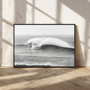 Monochrome Seascape Wall Art Canvas Print – Framed Surf Wave by MyGreatCanvas | Canvas Wall Art Prints | Photo Prints & Wall Decor