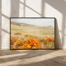Golden Wildflowers Wall Art Canvas Print – Framed Hills by MyGreatCanvas | Canvas Wall Art Prints | Photo Prints & Wall Decor