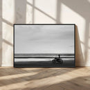Motorcycle Beach Wall Art Canvas Print – Framed Vintage by MyGreatCanvas | Canvas Wall Art Prints | Photo Prints & Wall Decor