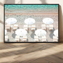 Calm Beach Wall Art – Framed Turquoise Water Canvas Artwork, by MyGreatCanvas | Canvas Wall Art Prints | Photo Prints & Wall Decor