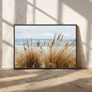 Beach Grass Wall Art – Framed Coastal Dunes Canvas Artwork, by MyGreatCanvas | Canvas Wall Art Prints | Photo Prints & Wall Decor