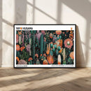 Modern Japanese Wall Art Canvas Print – Framed Abstract