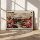 Modern Japanese Wall Art Canvas Print – Framed Abstract