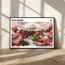 Modern Japanese Wall Art Canvas Print – Framed Abstract