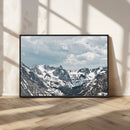 Snowy Peaks Wall Art Canvas Print – Alpine Wilderness