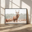Rustic Nature Wall Art Canvas Print – Stag Woodland Framed by MyGreatCanvas | Canvas Wall Art Prints | Photo Prints & Wall Decor