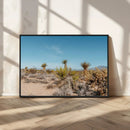 Joshua Tree Wall Art Canvas Print – Framed Desert Landscape