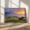 Pebble Beach Golf Wall Art Canvas Print – Iconic Coastal by MyGreatCanvas | Canvas Wall Art Prints | Photo Prints & Wall Decor