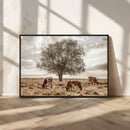 Texas Longhorn Cattle Wall Art, Rustic Western Ranch Canvas by MyGreatCanvas | Canvas Wall Art Prints | Photo Prints & Wall Decor