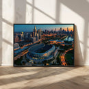 Chicago Bears Soldiers Field Wall Art Canvas Print – Framed