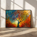 Yggdrasil Tree of Life Mosaic Stained Glass Wall Art, Tree by MyGreatCanvas | Canvas Wall Art Prints | Photo Prints & Wall Decor