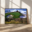 Ocean Cliff Golf Course Wall Art Canvas Print – Waves by MyGreatCanvas | Canvas Wall Art Prints | Photo Prints & Wall Decor