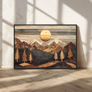 Wood Mountain Wall Art Canvas Print – Layered Forest and by MyGreatCanvas | Canvas Wall Art Prints | Photo Prints & Wall Decor