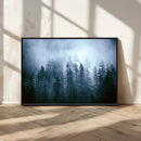 Foggy Pines Misty Forest Wall Art Print by MyGreatCanvas | Canvas Wall Art Prints | Photo Prints & Wall Decor