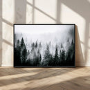 Misty Mountain Wall Art Canvas Print – Framed Cloudy Andean by MyGreatCanvas | Canvas Wall Art Prints | Photo Prints & Wall Decor