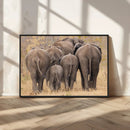 Wild Elephant Wall Art Canvas Print by MyGreatCanvas | Canvas Wall Art Prints | Photo Prints & Wall Decor