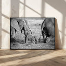 Wild Elephant Wall Art Canvas Print by MyGreatCanvas | Canvas Wall Art Prints | Photo Prints & Wall Decor