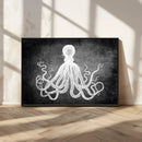 Black White Octopus Wall Art Canvas Print by MyGreatCanvas | Canvas Wall Art Prints | Photo Prints & Wall Decor