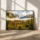 Half Dome Yosemite Canvas Wall Art – Majestic Triptych