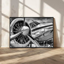 Vintage Antique Airplane Wall Art Canvas Print by MyGreatCanvas | Canvas Wall Art Prints | Photo Prints & Wall Decor