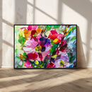 Oil Flower Abstract Canvas Print by MyGreatCanvas | Canvas Wall Art Prints | Photo Prints & Wall Decor