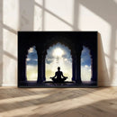 Women and Yoga Wall Art Canvas Print