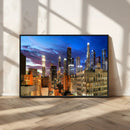 Los Angeles Night Wall Art Canvas Print